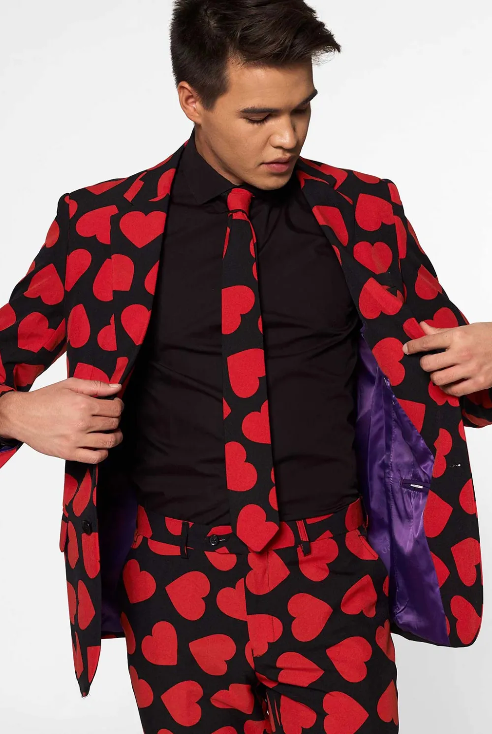 Heren OppoSuits Trouwpakken|Vrijgezellenfeest Pakken|King of Hearts