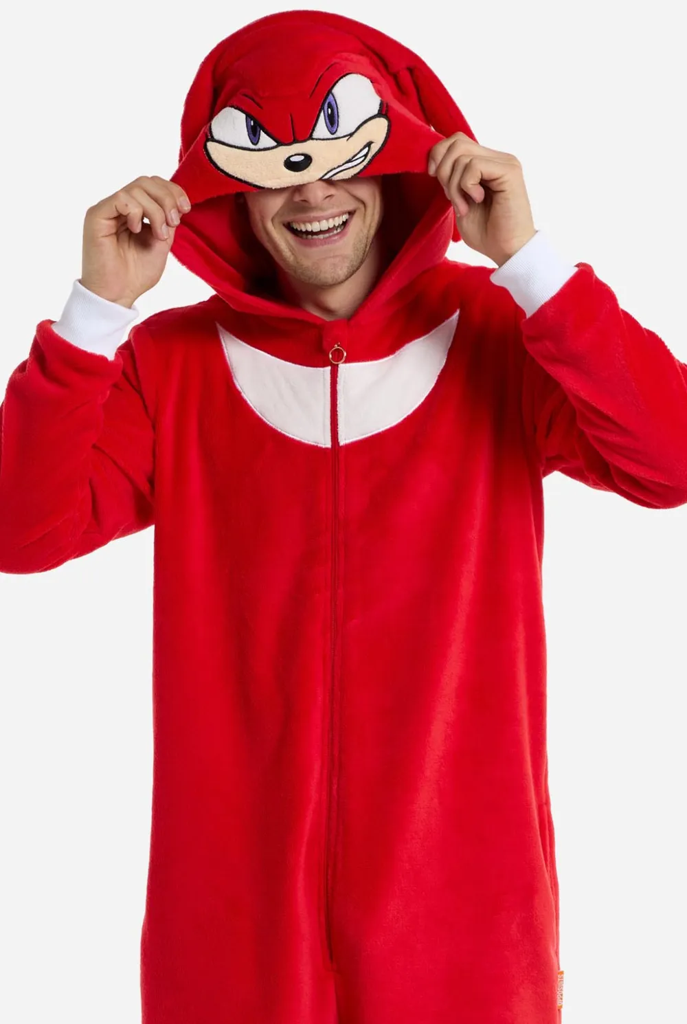 DAMES OppoSuits Karakter Onesies|Effen Gekleurde Onesies|Knuckles