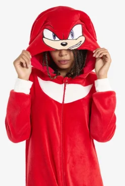 DAMES OppoSuits Karakter Onesies|Effen Gekleurde Onesies|Knuckles