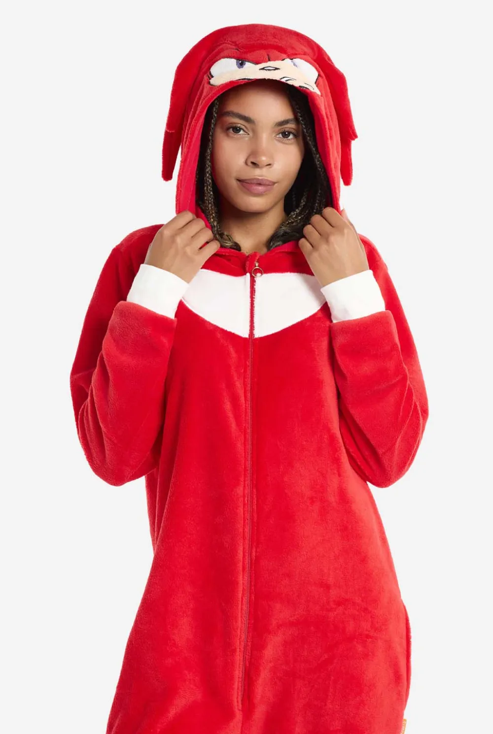 DAMES OppoSuits Karakter Onesies|Effen Gekleurde Onesies|Knuckles