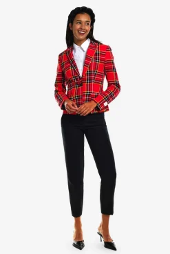 DAMES OppoSuits Kerstblazers|Lumberjackie