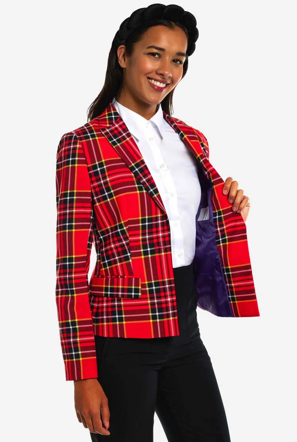 DAMES OppoSuits Kerstblazers|Lumberjackie