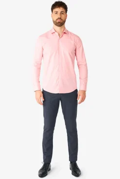 Heren OppoSuits Effen Gekleurde Overhemden|Lush Blush