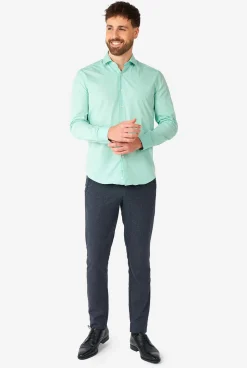 Heren OppoSuits Effen Gekleurde Overhemden|Magic Mint