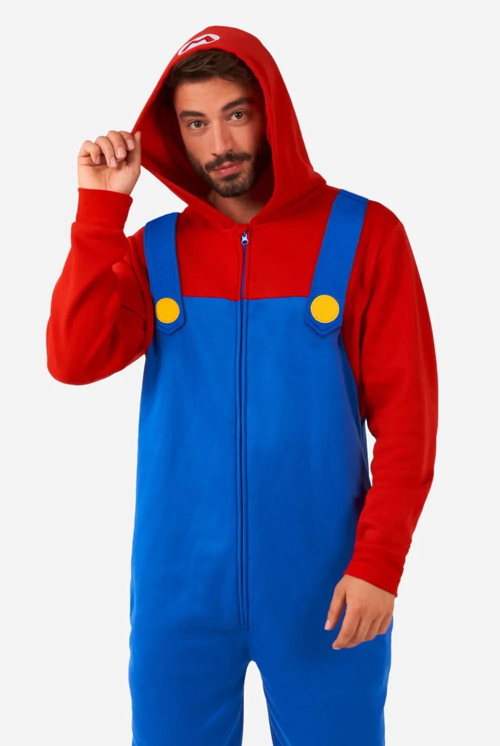 DAMES OppoSuits Karakter Onesies|Effen Gekleurde Onesies|Mario