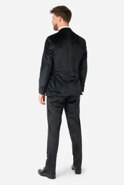 Heren OppoSuits Kerst Smokings|Midnight Black Velvet