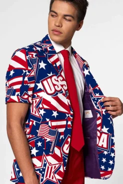 Heren OppoSuits Zomer Pakken|Zomer Pakken|Mighty 'Murica