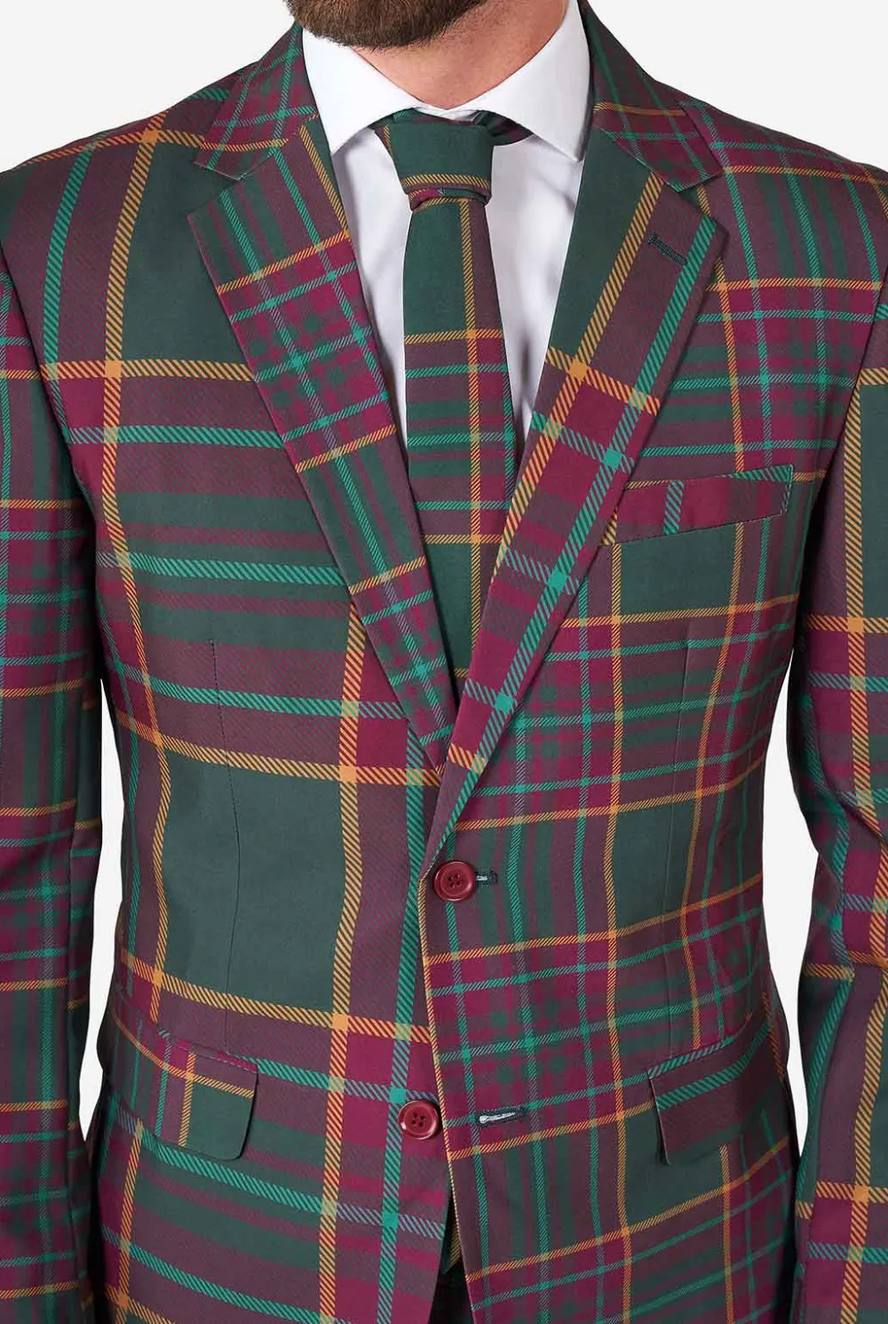Heren OppoSuits Trouwpakken|Kerstpakken|Mixed Mesh