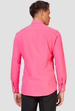Heren OppoSuits Effen Gekleurde Overhemden|Mr. Pink