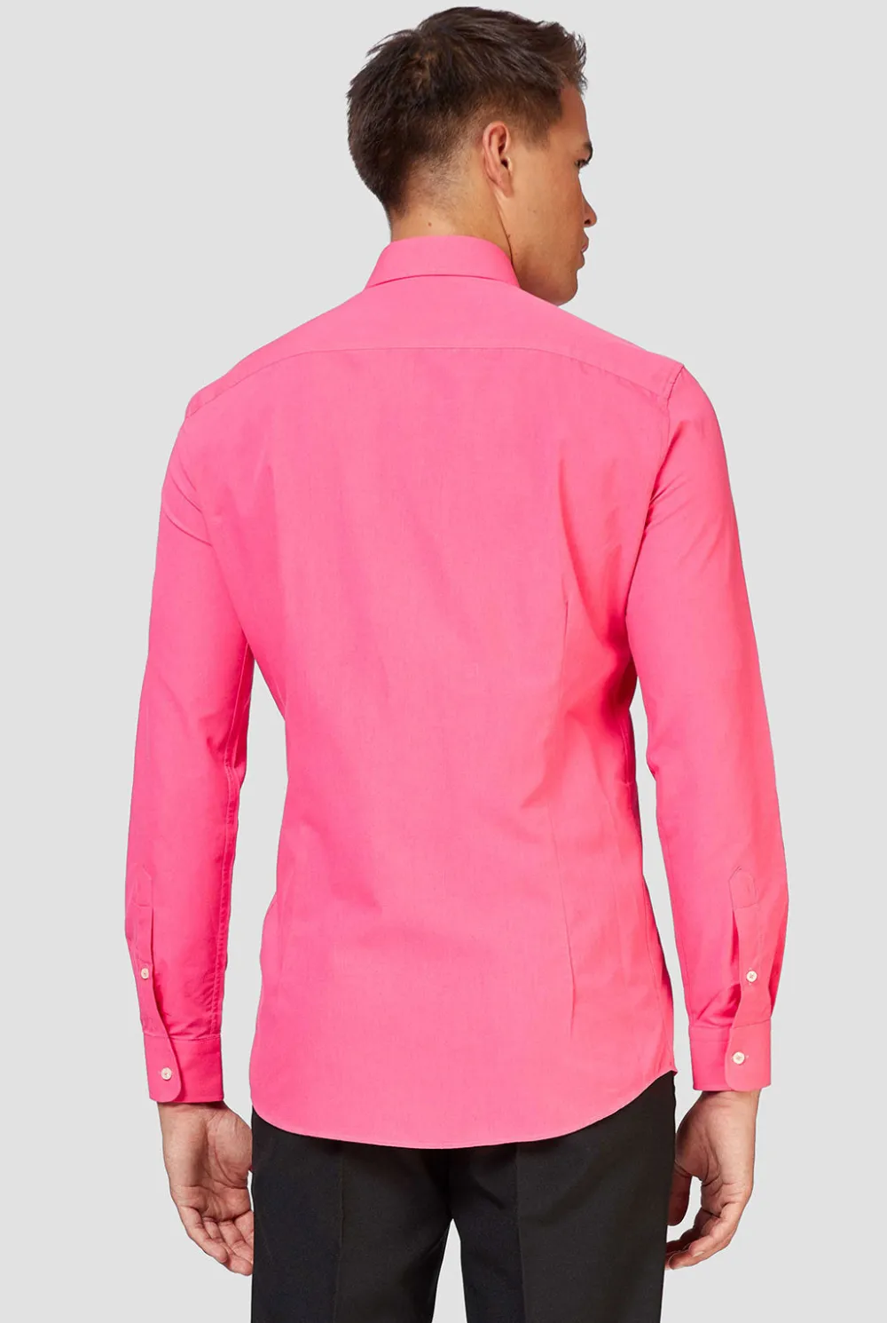 Heren OppoSuits Effen Gekleurde Overhemden|Mr. Pink