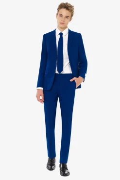 OppoSuits Effen Gekleurde Pakken|Navy Royale
