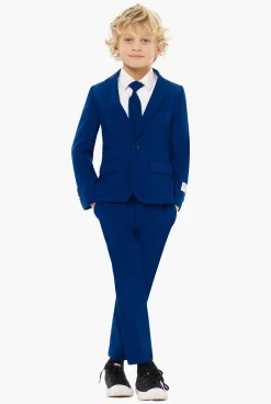 OppoSuits Effen Gekleurde Pakken|Navy Royale