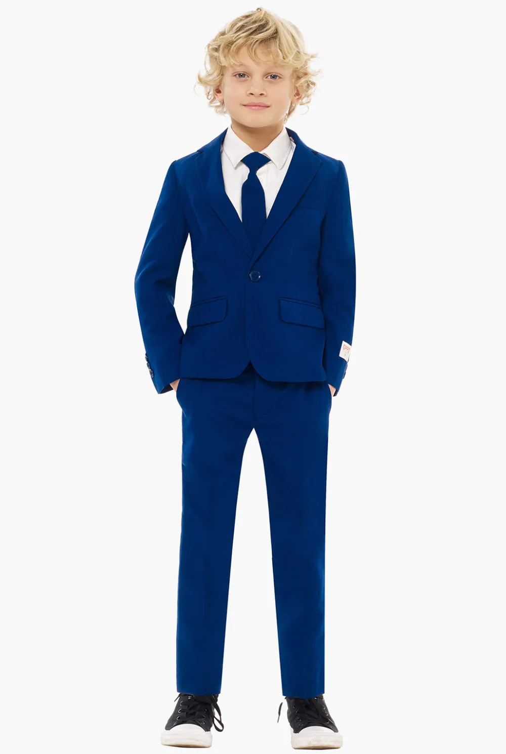 OppoSuits Effen Gekleurde Pakken|Navy Royale