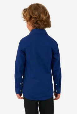 OppoSuits Effen Gekleurde Overhemden|Navy Royale