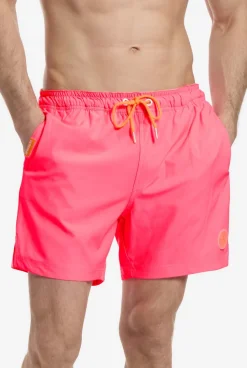 Heren OppoSuits Zwembroeken|Neon Pink Power