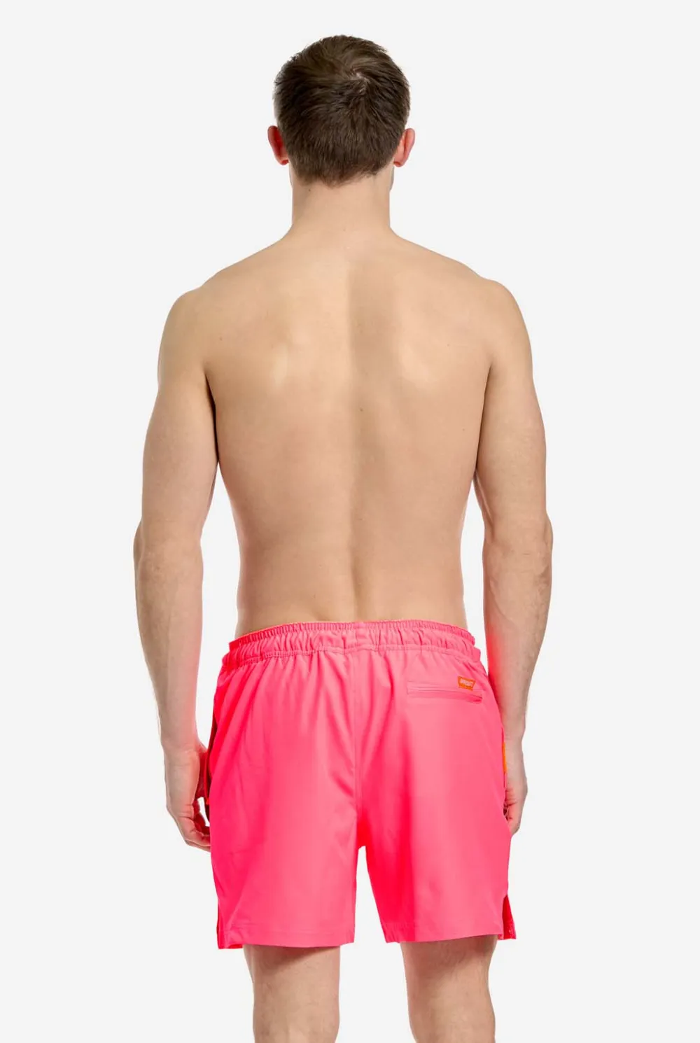 Heren OppoSuits Zwembroeken|Neon Pink Power