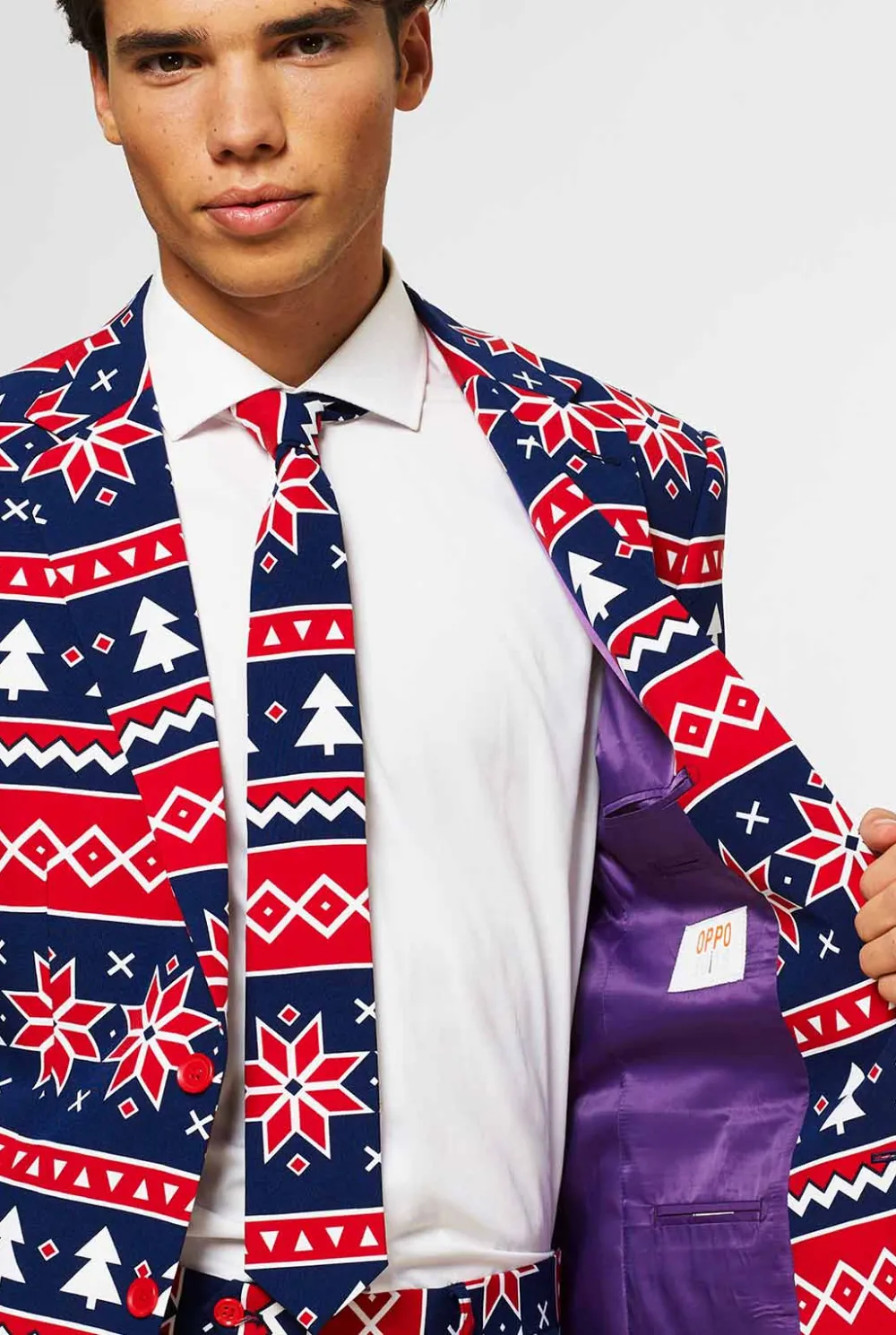 Heren OppoSuits Kerstpakken|Nordic Noel