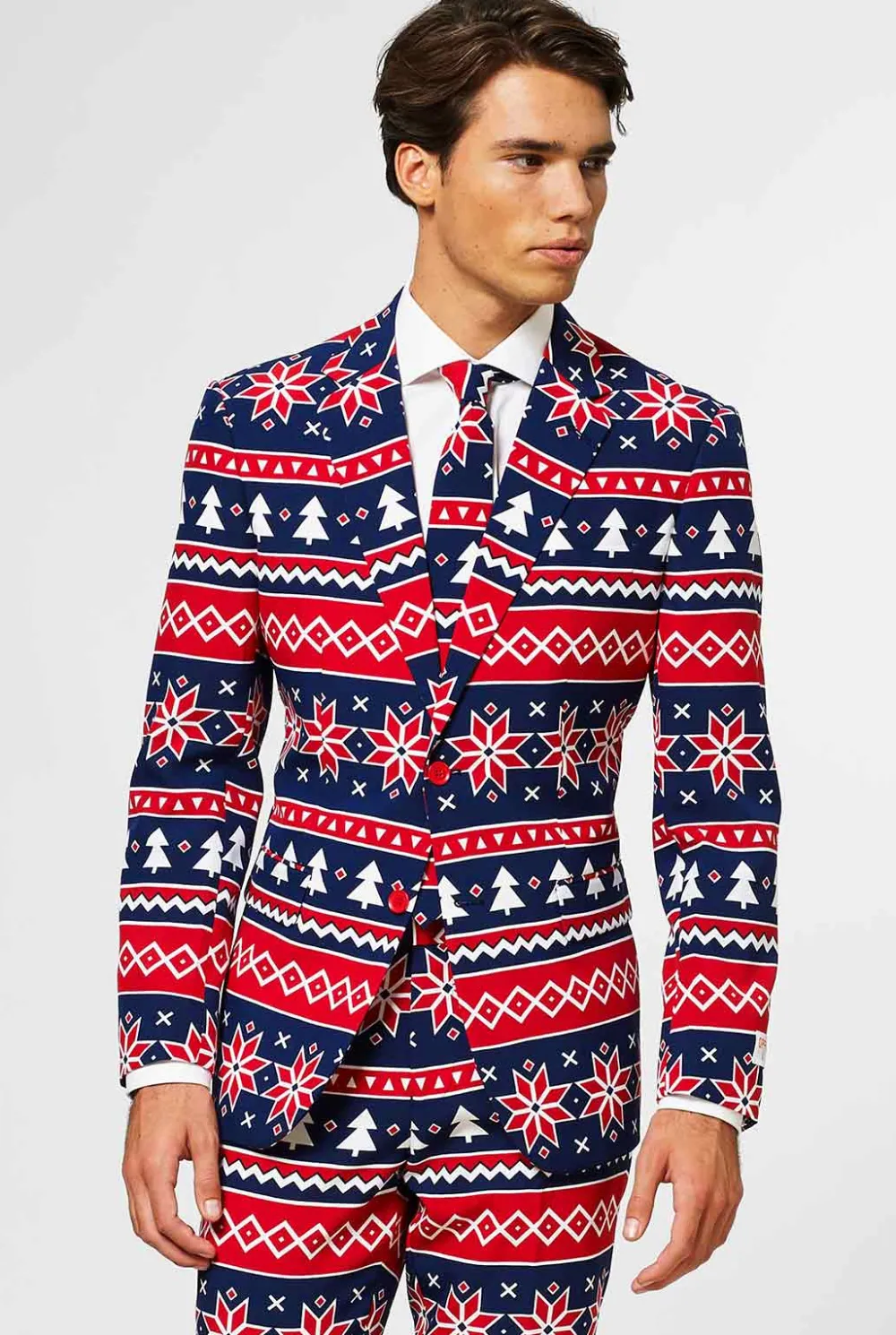 Heren OppoSuits Kerstpakken|Nordic Noel