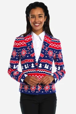 DAMES OppoSuits Kerstblazers|Nordic Noelle