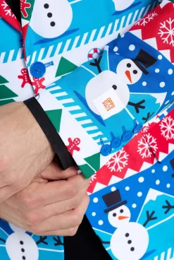 Heren OppoSuits Kerst Blazers|Nordic Snowman