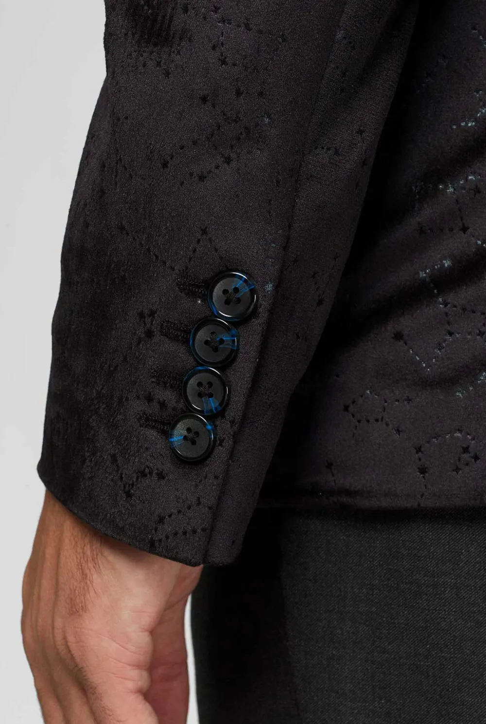 Heren OppoSuits Deluxe Blazers|Outer Space - Constellations - Black