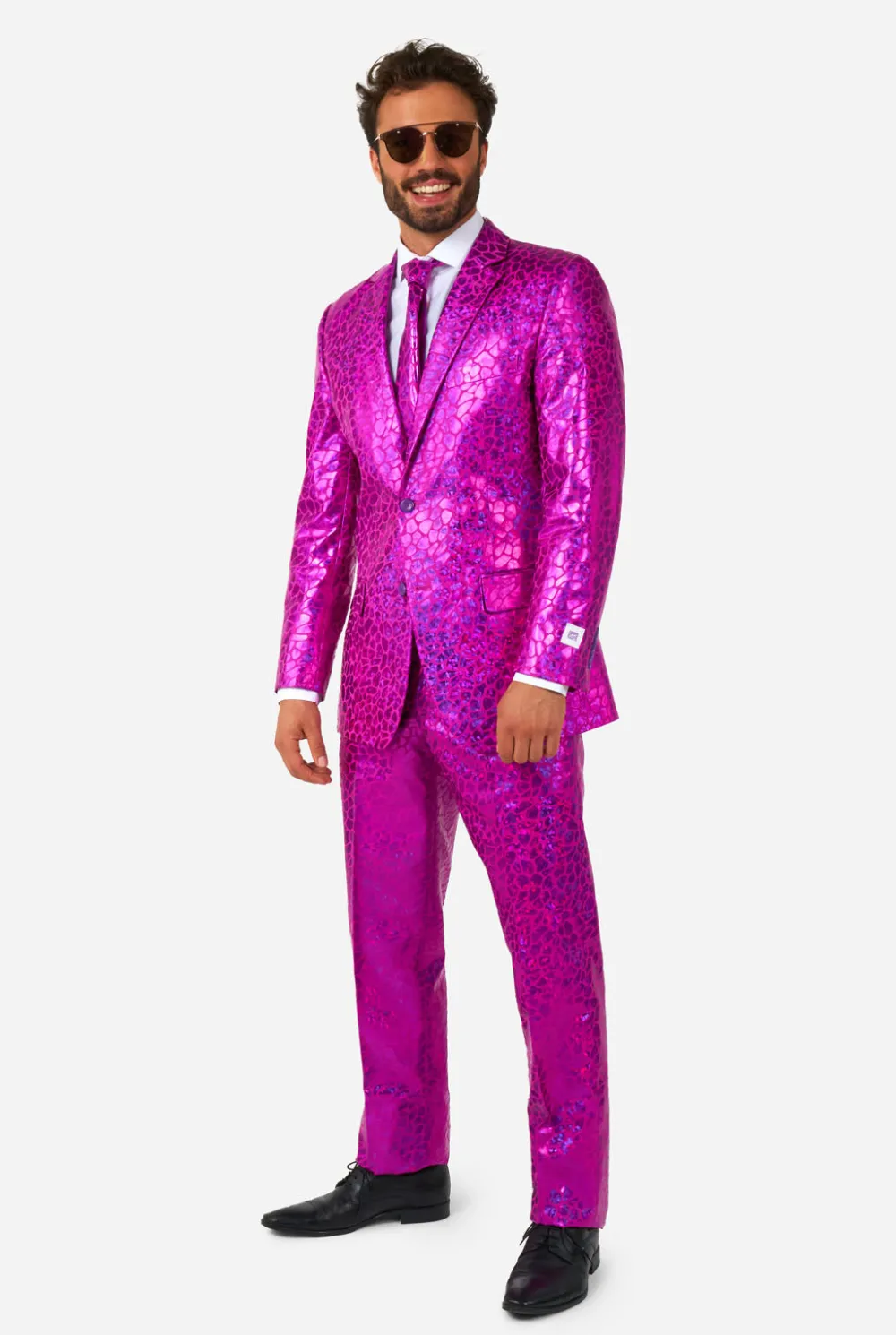 Heren OppoSuits Pride Pakken|Effen Gekleurde Pakken|Peppy Pink