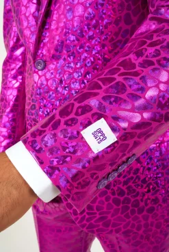 Heren OppoSuits Pride Pakken|Effen Gekleurde Pakken|Peppy Pink