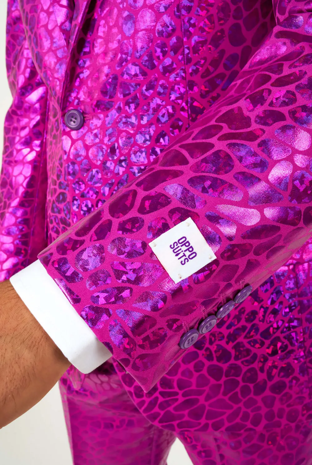 Heren OppoSuits Pride Pakken|Effen Gekleurde Pakken|Peppy Pink