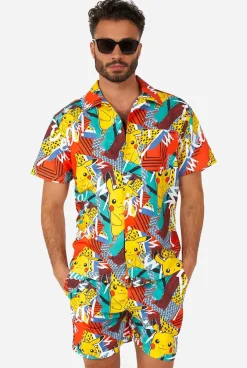 Heren OppoSuits Zomer Sets|Pika Pikachu
