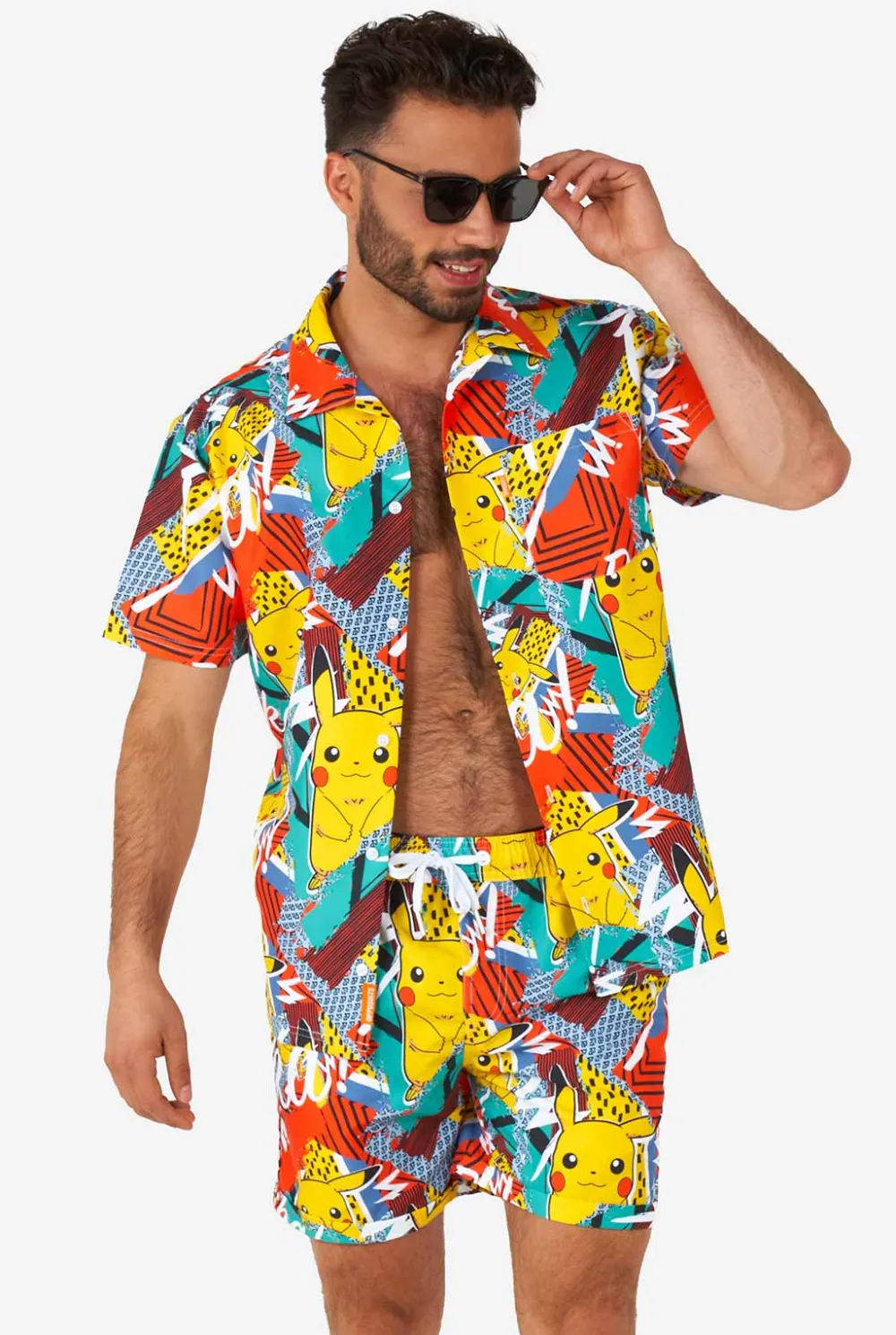 Heren OppoSuits Zomer Sets|Pika Pikachu