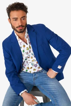 Heren OppoSuits Halloween Overhemden|Pixel Pokémon