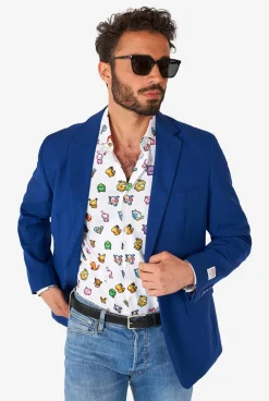 Heren OppoSuits Halloween Overhemden|Pixel Pokémon
