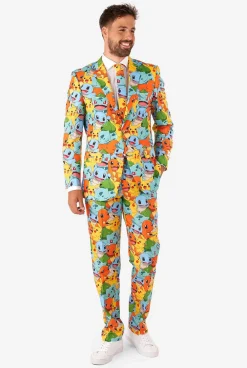 Heren OppoSuits Halloweenpakken|Vrijgezellenfeest Pakken|Pokémon