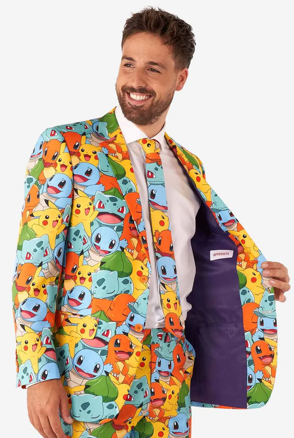 Heren OppoSuits Halloweenpakken|Vrijgezellenfeest Pakken|Pokémon