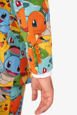 Heren OppoSuits Halloweenpakken|Vrijgezellenfeest Pakken|Pokémon