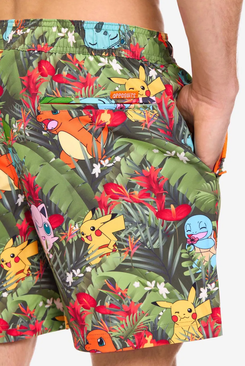 Heren OppoSuits Zwembroeken|Pokémon Tropical Forest