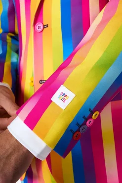 Heren OppoSuits Vrijgezellenfeest Pakken|Pride Pakken|Rainbow Glaze