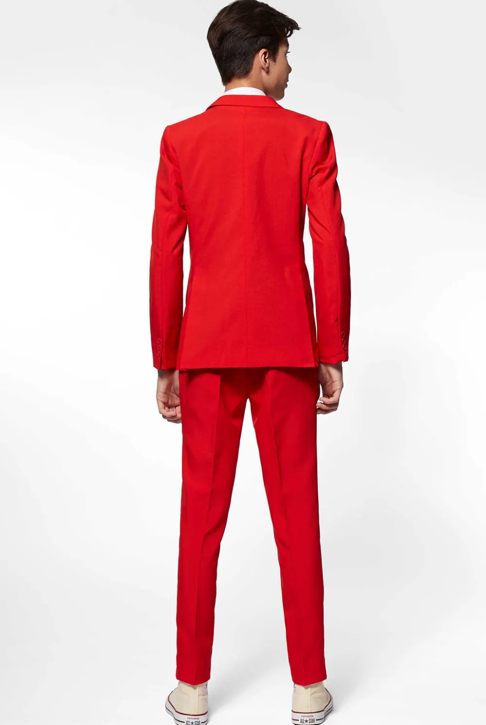 OppoSuits Effen Gekleurde Pakken|Kerst Pakken|Red Devil