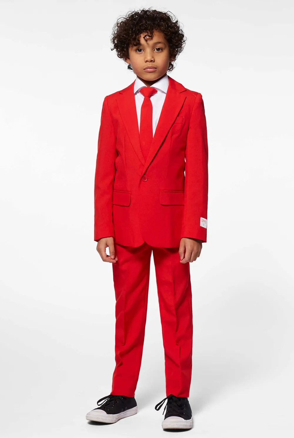 OppoSuits Effen Gekleurde Pakken|Kerst Pakken|Red Devil