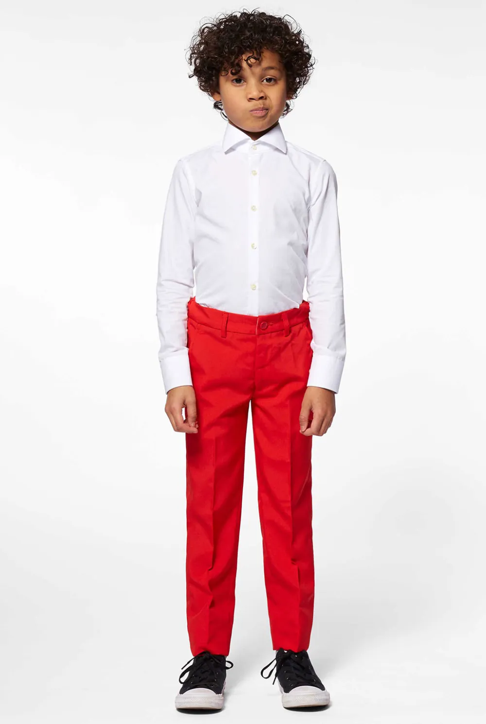 OppoSuits Effen Gekleurde Pakken|Kerst Pakken|Red Devil