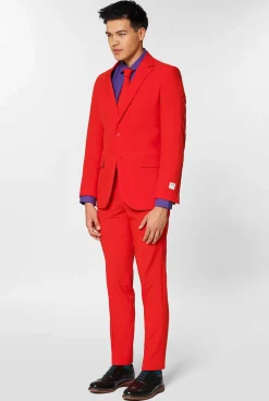 Heren OppoSuits Vrijgezellenfeest Pakken|Trouwpakken|Red Devil