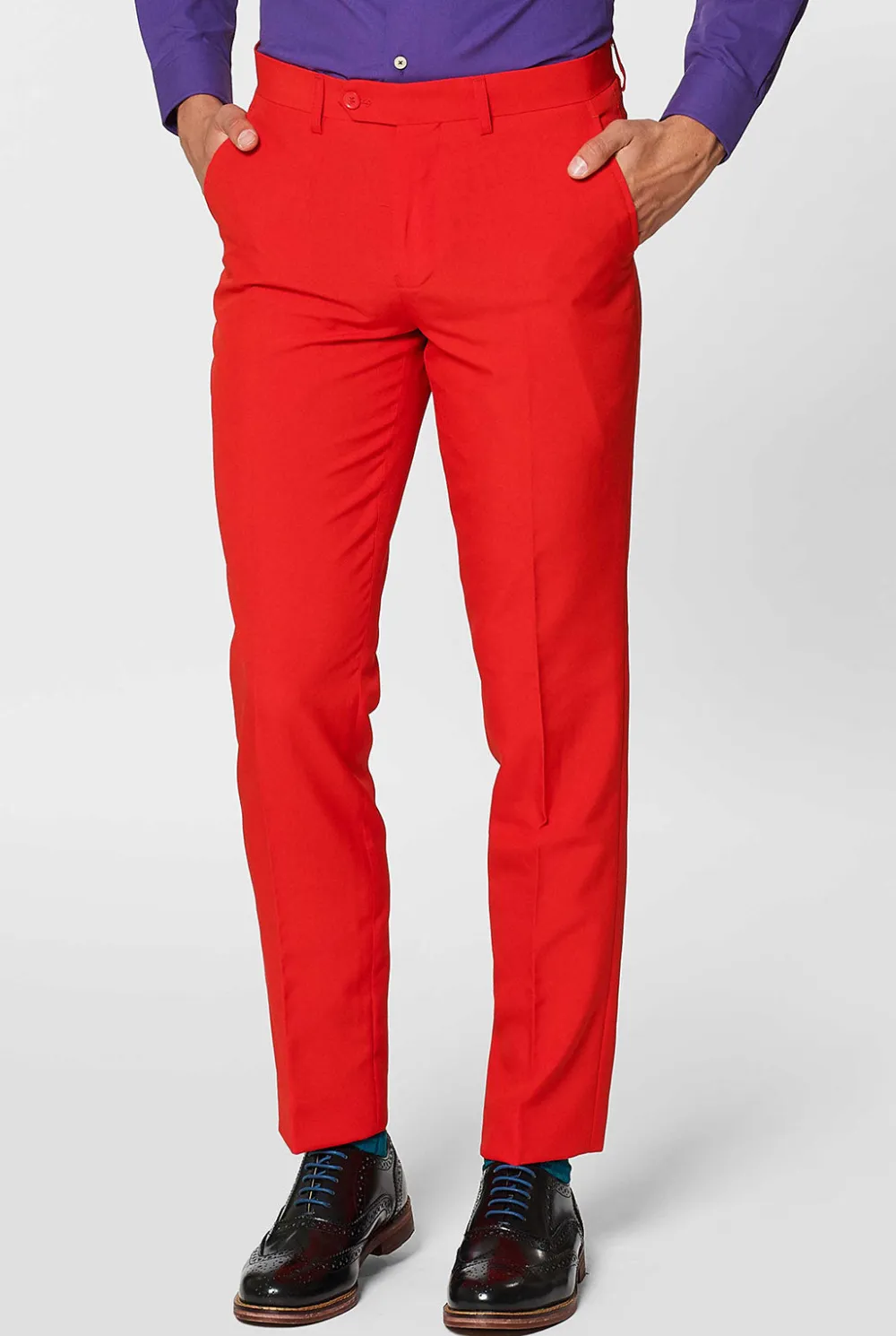 Heren OppoSuits Vrijgezellenfeest Pakken|Trouwpakken|Red Devil