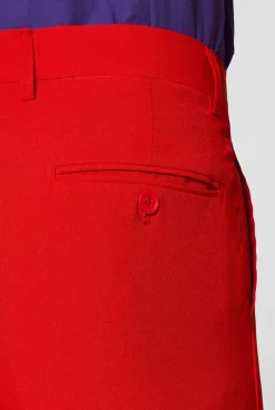 Heren OppoSuits Vrijgezellenfeest Pakken|Trouwpakken|Red Devil