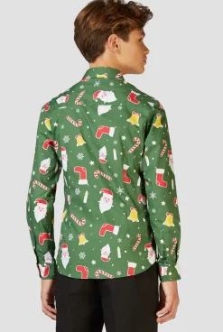 OppoSuits Casual Overhemden|Kerst Overhemden|Santaboss