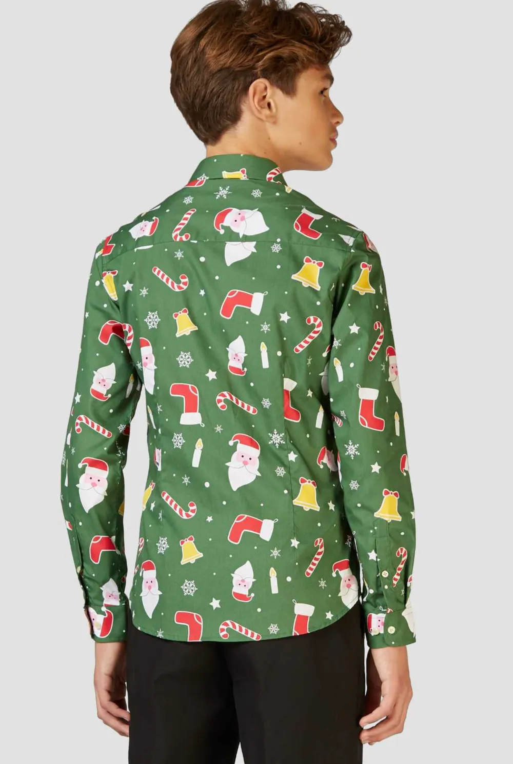 OppoSuits Casual Overhemden|Kerst Overhemden|Santaboss