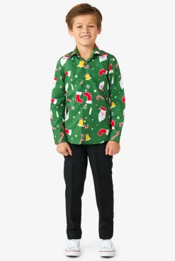OppoSuits Casual Overhemden|Kerst Overhemden|Santaboss