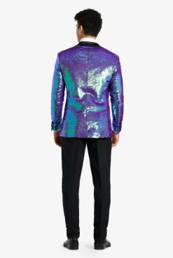 Heren OppoSuits Examen Smokings|Kerst Smokings|Sapphire Sequins