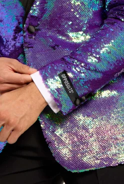 Heren OppoSuits Examen Smokings|Kerst Smokings|Sapphire Sequins
