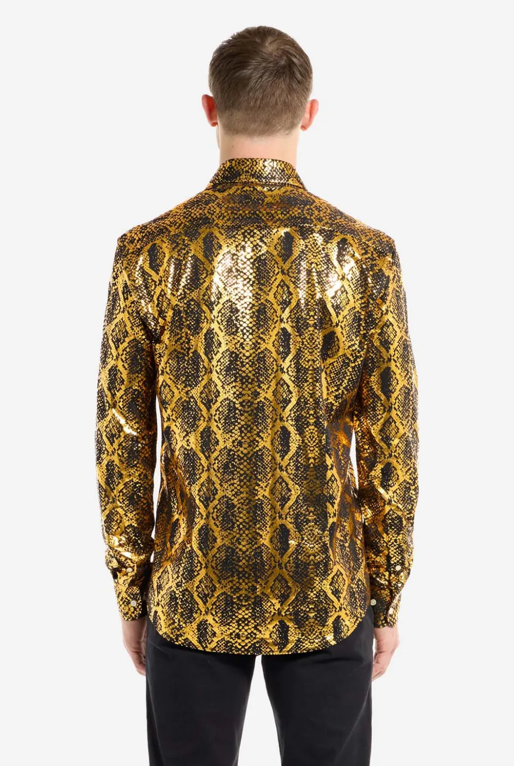 Heren OppoSuits Halloween Overhemden|Shiny Snake