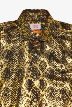 Heren OppoSuits Halloween Overhemden|Shiny Snake
